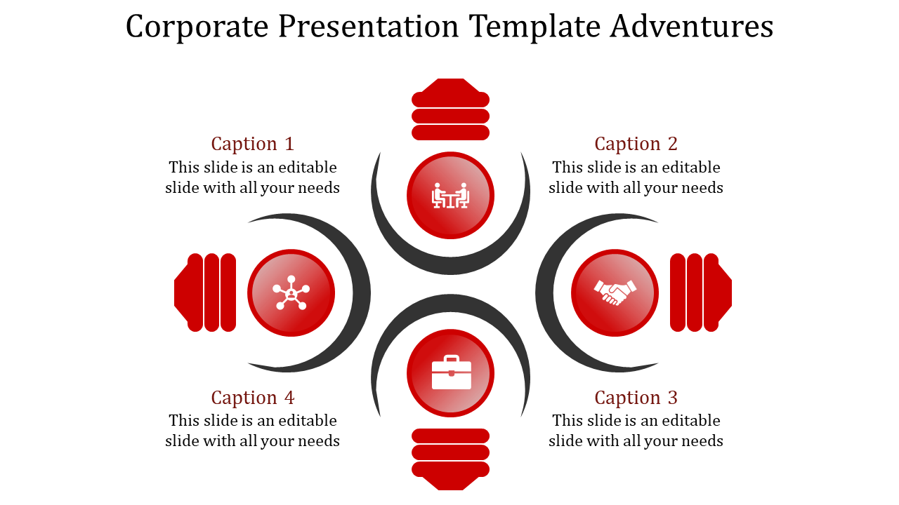 The Best Corporate Presentation template PPT and Google Slides